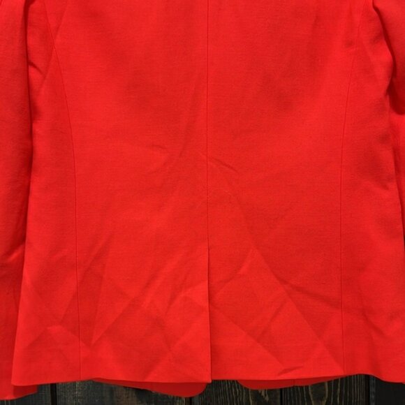 J. Crew Regent Blazer Orange Red 4 Wool Contemporary Office Professional - Picture 11 of 15